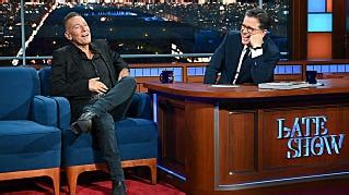 Image result for Springsteen On Colbert Last Night