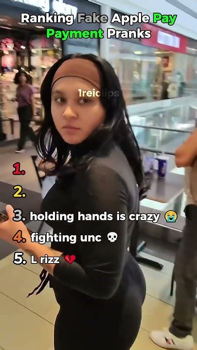 Ranking Fake Apple Pay Payment Pranks #prank #tiktok - YouTube