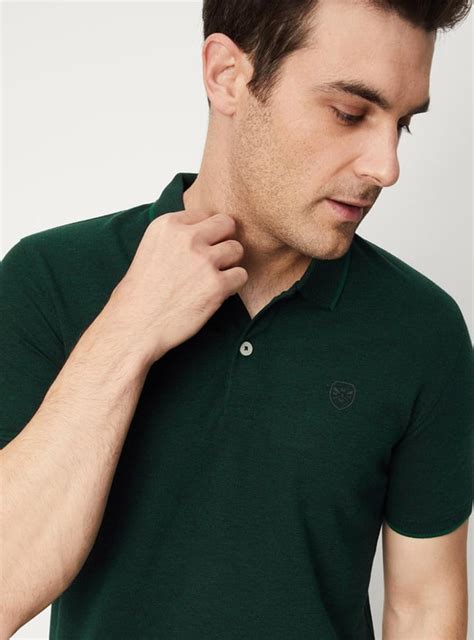 Buy Men Solid Slim Fit Polo Online at just Rs. 599.0 - 1000012561186 ...