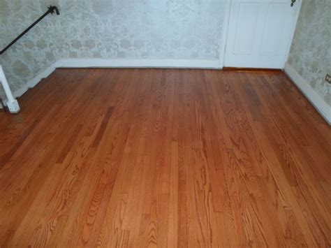 Gunstock Stained Red Oak Hardwood Floor