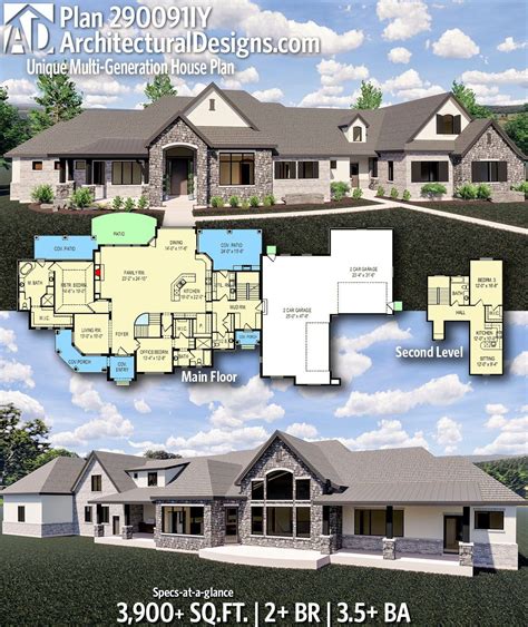 Large Multi House Plans Generational