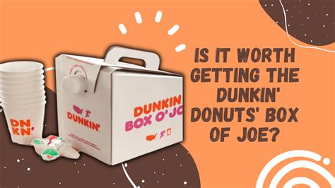 Is It Worth Getting the Dunkin' Donuts' Box of Joe? - Theresa Reviews