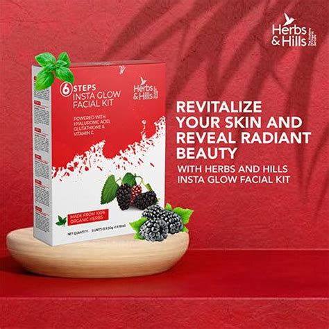 Instant Glow Facial Kit - Herbal & Pure | Herbs and Hills – HERBS AND HILLS