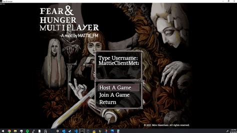 Fear And Hunger Mod Loader by Mattie