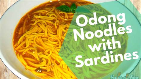 how to cook odong noodles