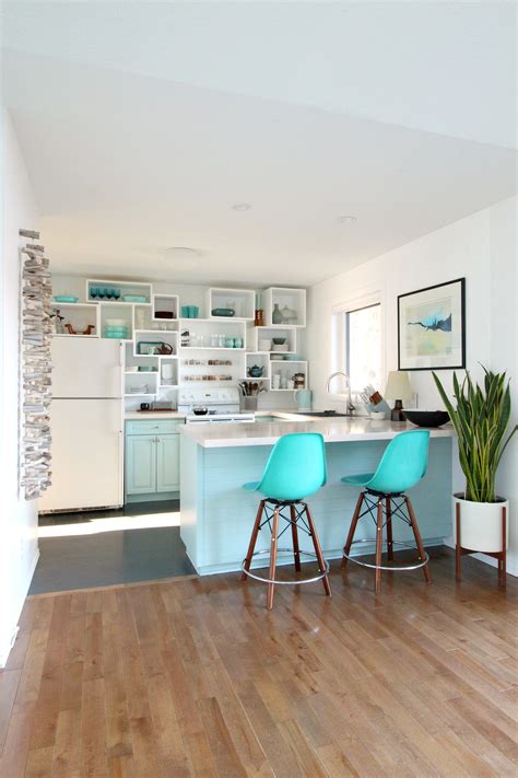 Surprise! Sherwin Williams Watery Cabinet Color + This DIY Kitchen ...