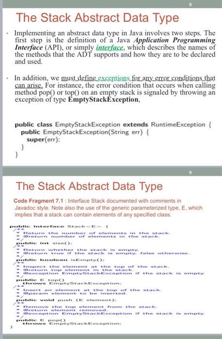 Stack Abstract Data Type 的图像结果