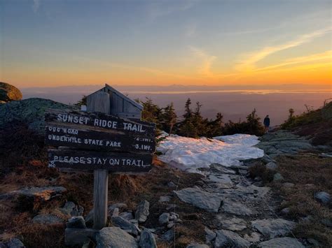 An aptly named trail on Mt. Mansfield, the highest peak in Vermont ...