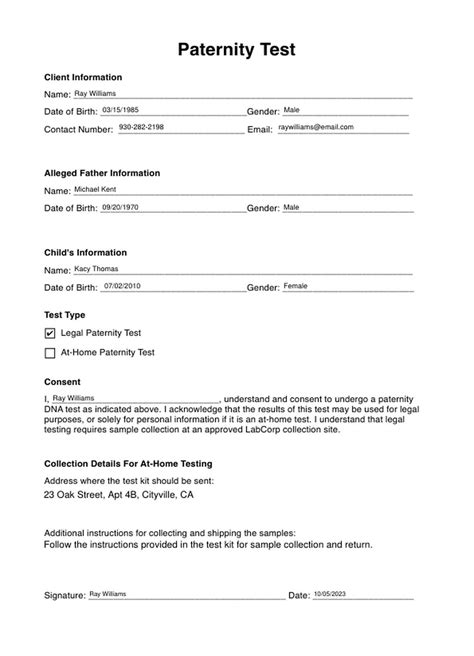 Image result for Paternity Testing Procedure