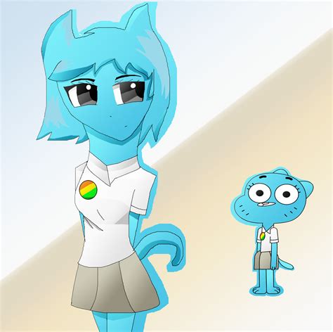 (Nicole Watterson) human Gumball by SalmaMcQueenArt on DeviantArt