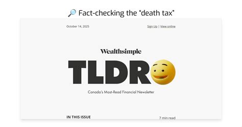 🔎 Fact-checking the “death tax”