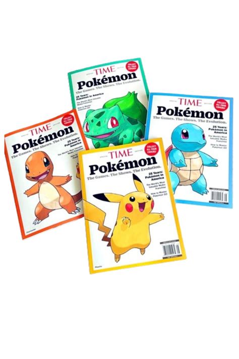 Pokemon Headlines Time Magazine In Special Edition Four-Set Collectibles