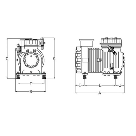 Model L ( 2 - 5hp // 9-23 m3/h ) : SEMI HERMETIC COMPRESSOR ...