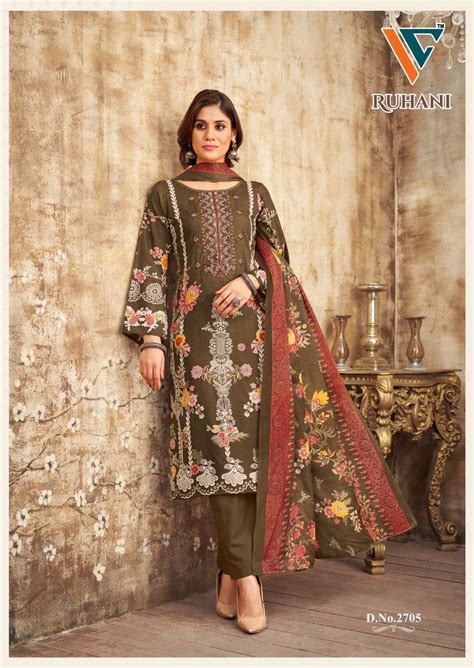 VANDANA‎ CREATION RUHANI‎ VOL 27 COTTON DIGITAL STYLE PRINTS SALWAR ...