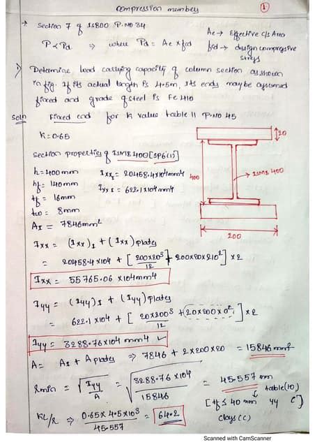 Image result for Compression Members Problems