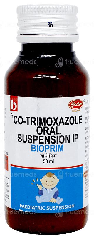 Bioprim Suspension 50 Ml - Uses, Side Effects, Dosage, Price | Truemeds