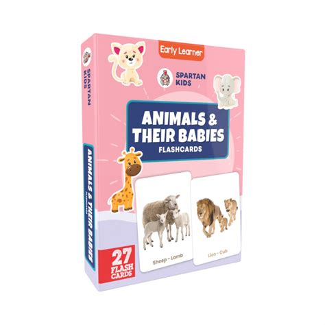 Captivating Animal Baby Flash Cards: 27 flash Cards for Kids – Spartan Kids