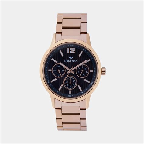 Mont Neo Men Blue Stainless Steel Watch 8008M-L3305 – Just In Time