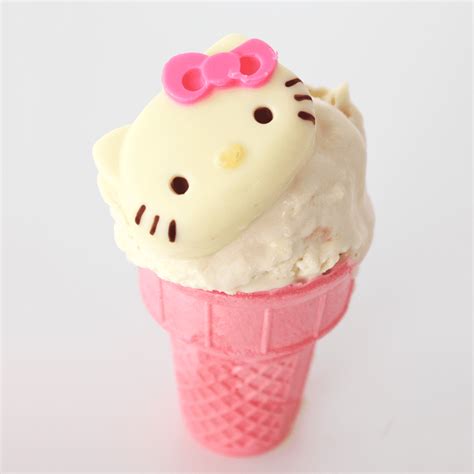 Hello Kitty Face Ice Cream