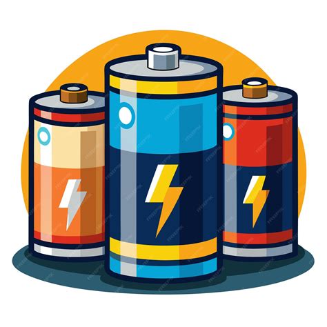 Batteries clipart vector art and illustration | Premium AI-generated vector