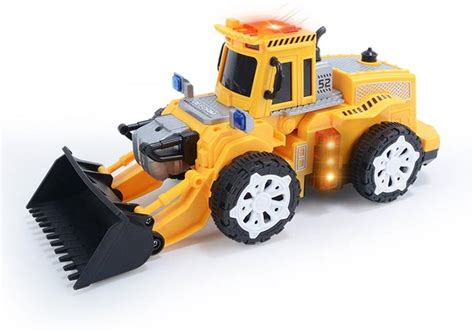 KOKEE TOYS Battery Operated Deform Deformation Robot JCB Bulldozer ...