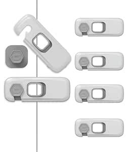 4 Pcs Drawer Lock, Fridge Lock, Door Lock for Kids Safety Fridge Door ...