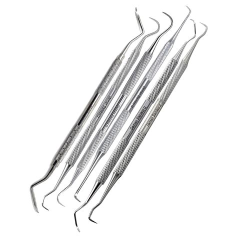 Amazon.com : Professional Dental Tarter Scraper Tool Pick, Double Ended ...