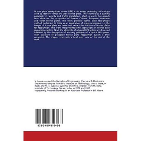 Vehicle License Plate Recognition: A Soft Computing Based Approach Book ...