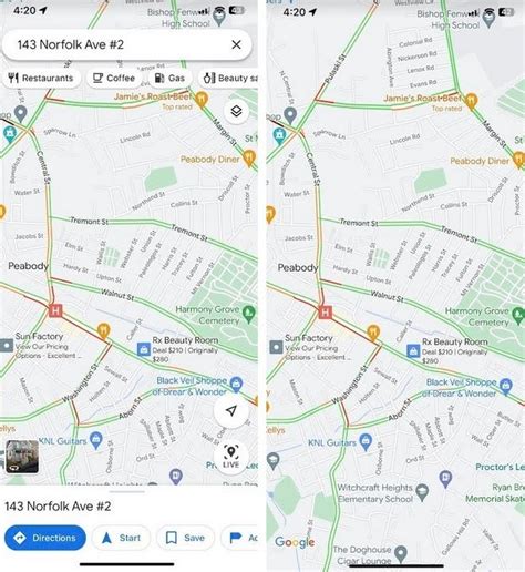 Image result for Google Maps Screen