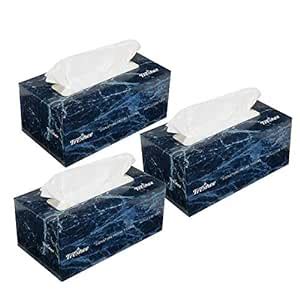 Freshee 100 Pulls 2 Ply Signature Car Facial Tissue Paper Box Pack Of 3 ...
