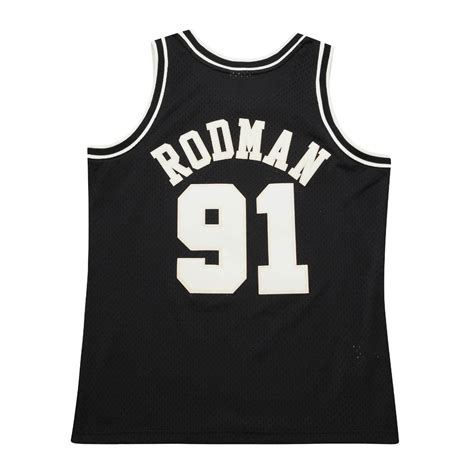 MITCHELL & NESS NBA OFF COURT BULLS 1997 DENNIS RODMAN JERSEY – PRIVATE ...