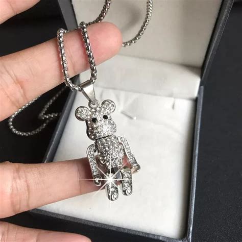BEAR BRICKS ICED OUT PENDANT – Kicks Machine
