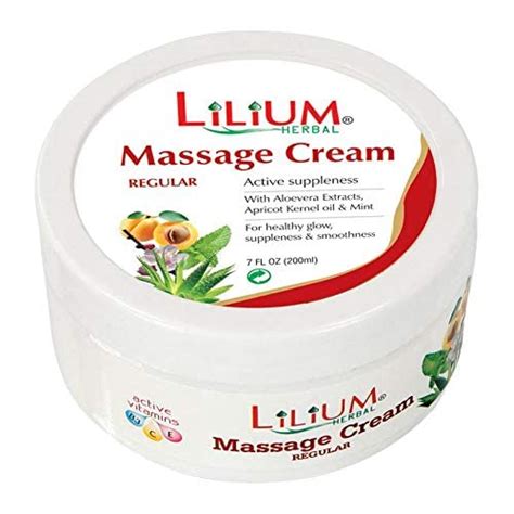 Lilium Herbal Massage Cream, 200 ml : Amazon.in: Beauty