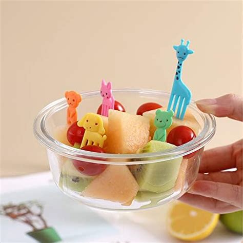 Buy Kofati 10 Pcs Food Fruit Fork Picks For Kids Cute Animals Bento Box ...