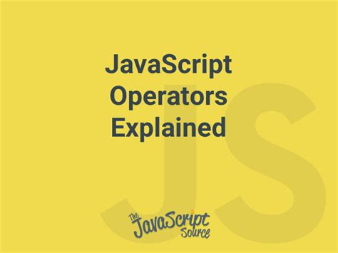 Image result for JavaScript Operators
