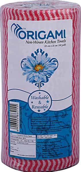 Buy ORIGAMI KITCHEN TOWEL ROLLS / KITCHEN WIPES / SWIPE ROLL TOWELS ...