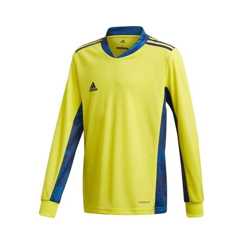 adidas Adipro 20 Youth Goalkeeper Jersey - Yellow-Navy Blue - Soccer ...