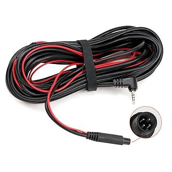 WOLFBOX 33Feet Backup Camera Extension Cord Cable for Mirror Dash Cam(4 ...