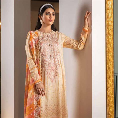 Aafreen Embroidered Sheesha Work Lawn Collection Vol-6 – AF-41 – YourLibaas