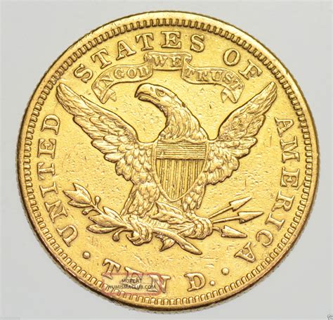 Usa, United States, Ten Dollars $10, Liberty Head 1898 Gold Coin