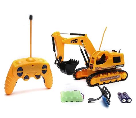 Buy Octra 5 Channel Remote Controlled Rechargeable RC Excavator Truck ...
