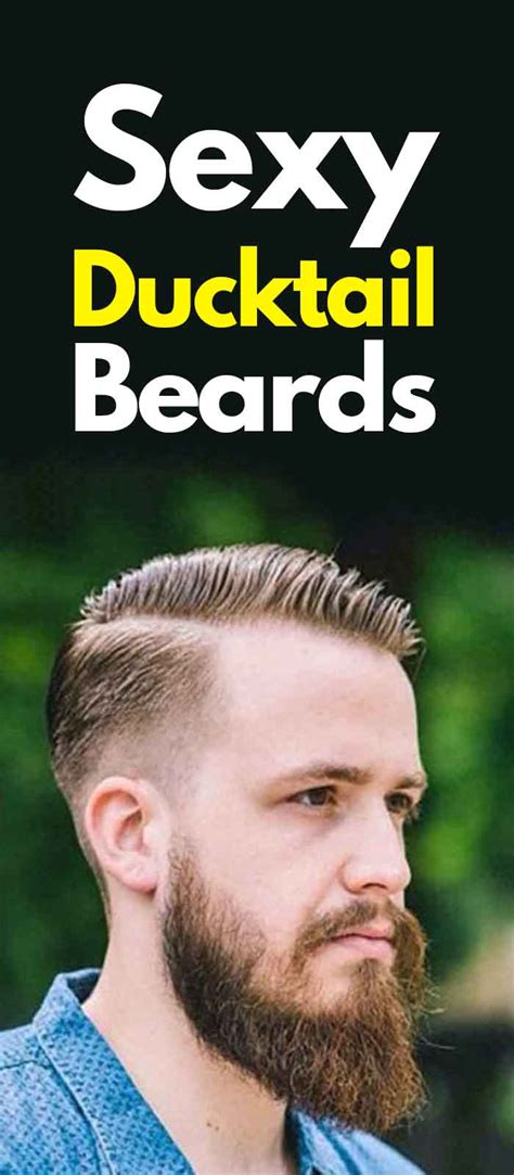 Ducktail Beard Look- The Mature yet Sexy Beard Style