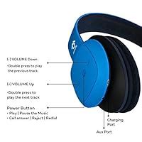 Molife Rave MO-BTHP02-BL Over-Ear Wireless Headphones (Blue) : Amazon ...