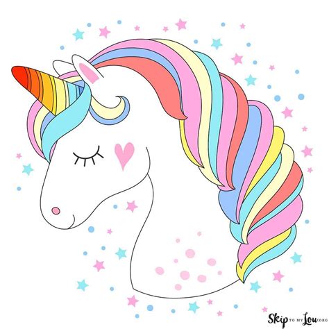 Unicorn Candy Coloring Pages