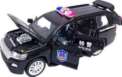 Obvie 1:24 Scale Die Cast Land Cruiser Police Toy Car Pull Back Sedan ...