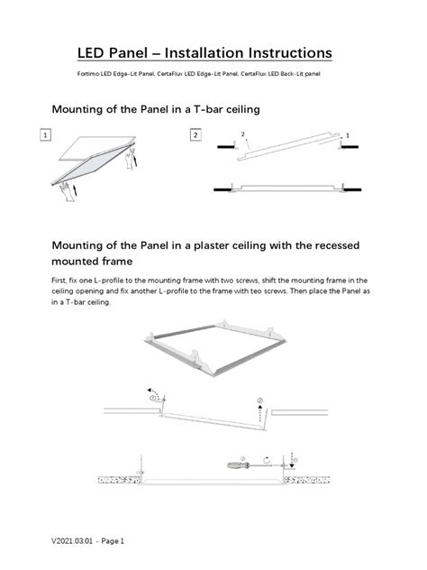 Image result for How to Install a LED Flat Panel Light