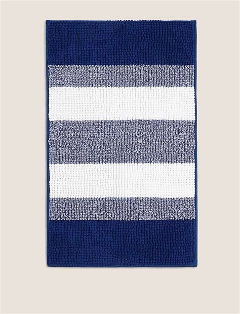 Buy Bobble Striped Quick Dry Bath Mat at Marks & Spencer