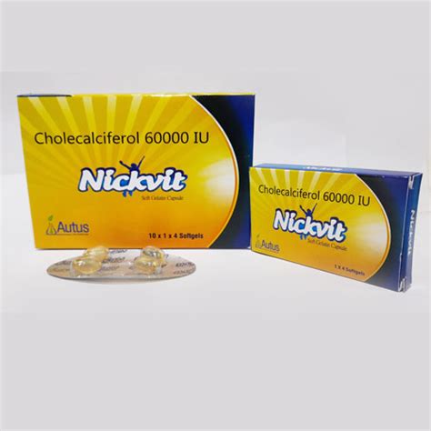 NICKVIT Softgel Capsules Genesis Biotec Inc.