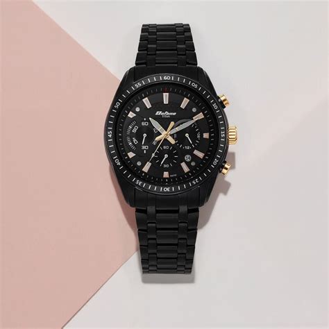 Buy Online Octane Black Dial Chronograph Watch for Men - nt90077km04 ...