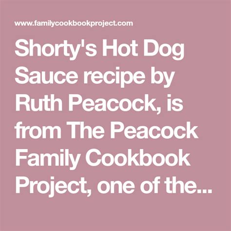 zack's hot dog sauce recipe